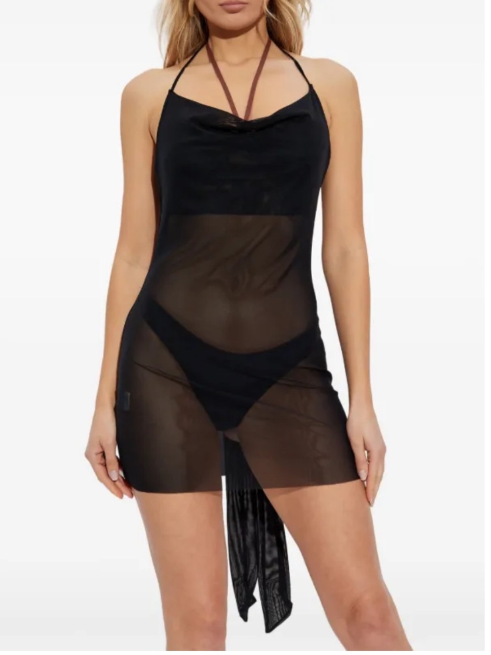 Bond-eye Black Naomi Mini Dress
